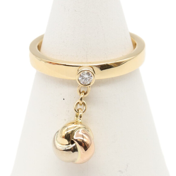CARTIER Authentic 18k Gold Diamond Trinity Ring - Picture 2 of 9